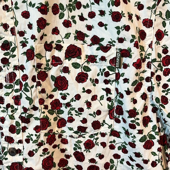 Mens Rose Collar Shirt - M - Picture 3 of 5